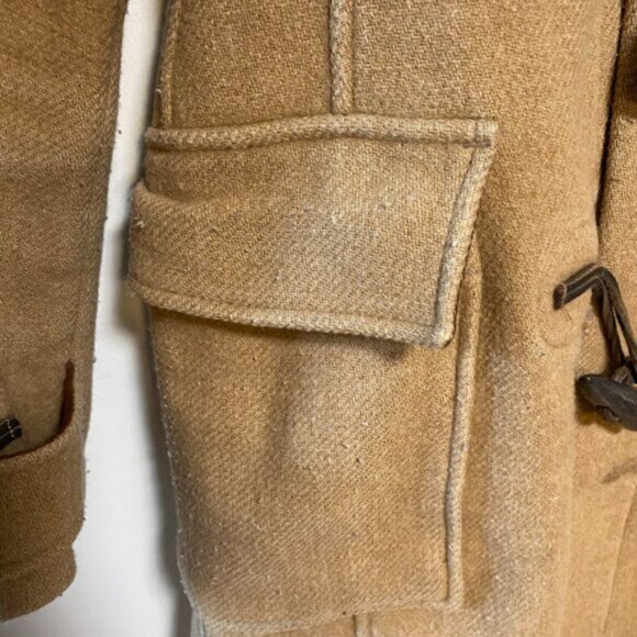 TNA Camel Tan Wool Women's Duffle Coat Size XS - Picture 5 of 8
